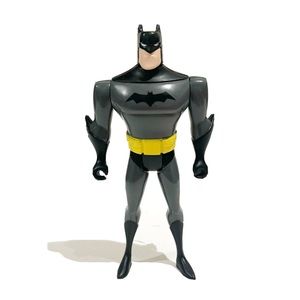 Vintage 1998 Batman Dark Knight Action Figure Toy DC Comics Black Grey Superhero